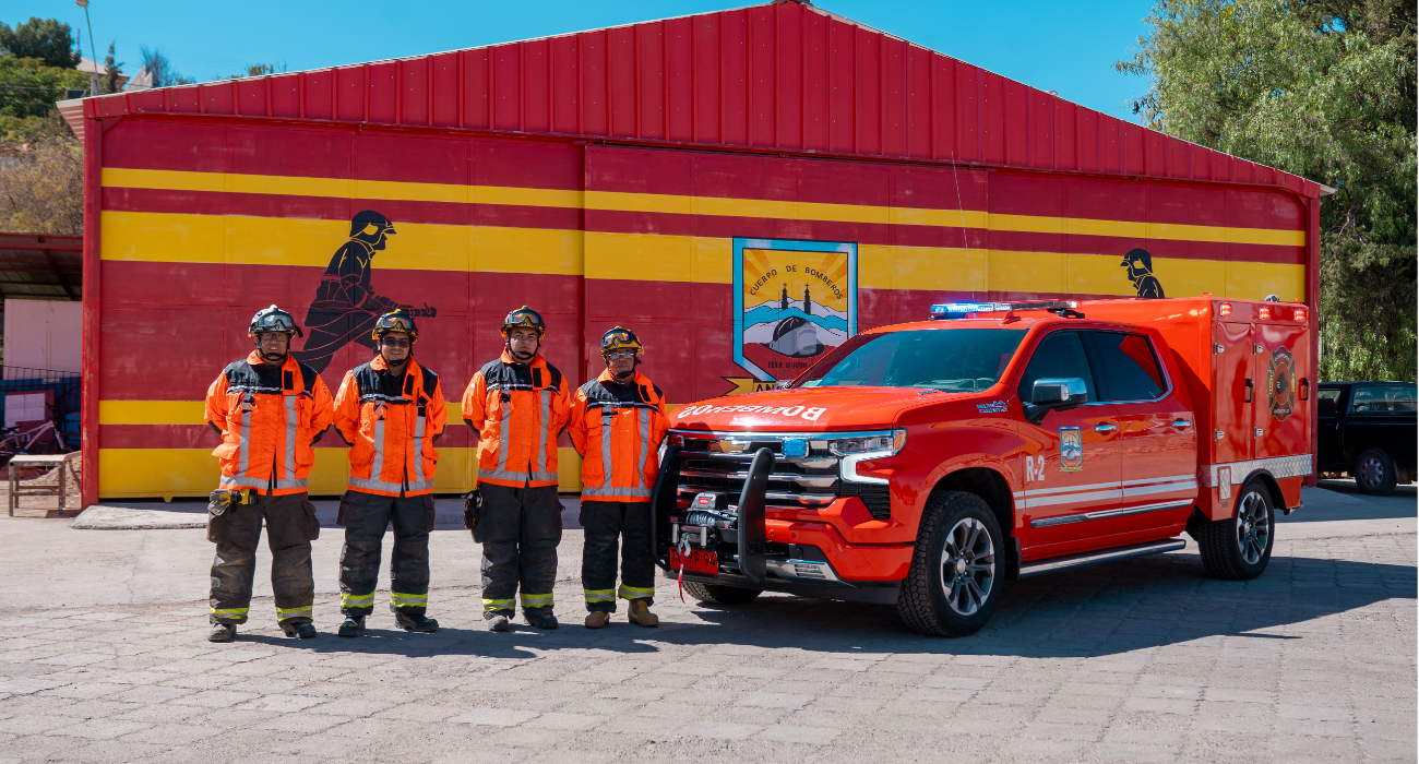 Un nuevo carro de rescate para los bomberos de Andacollo